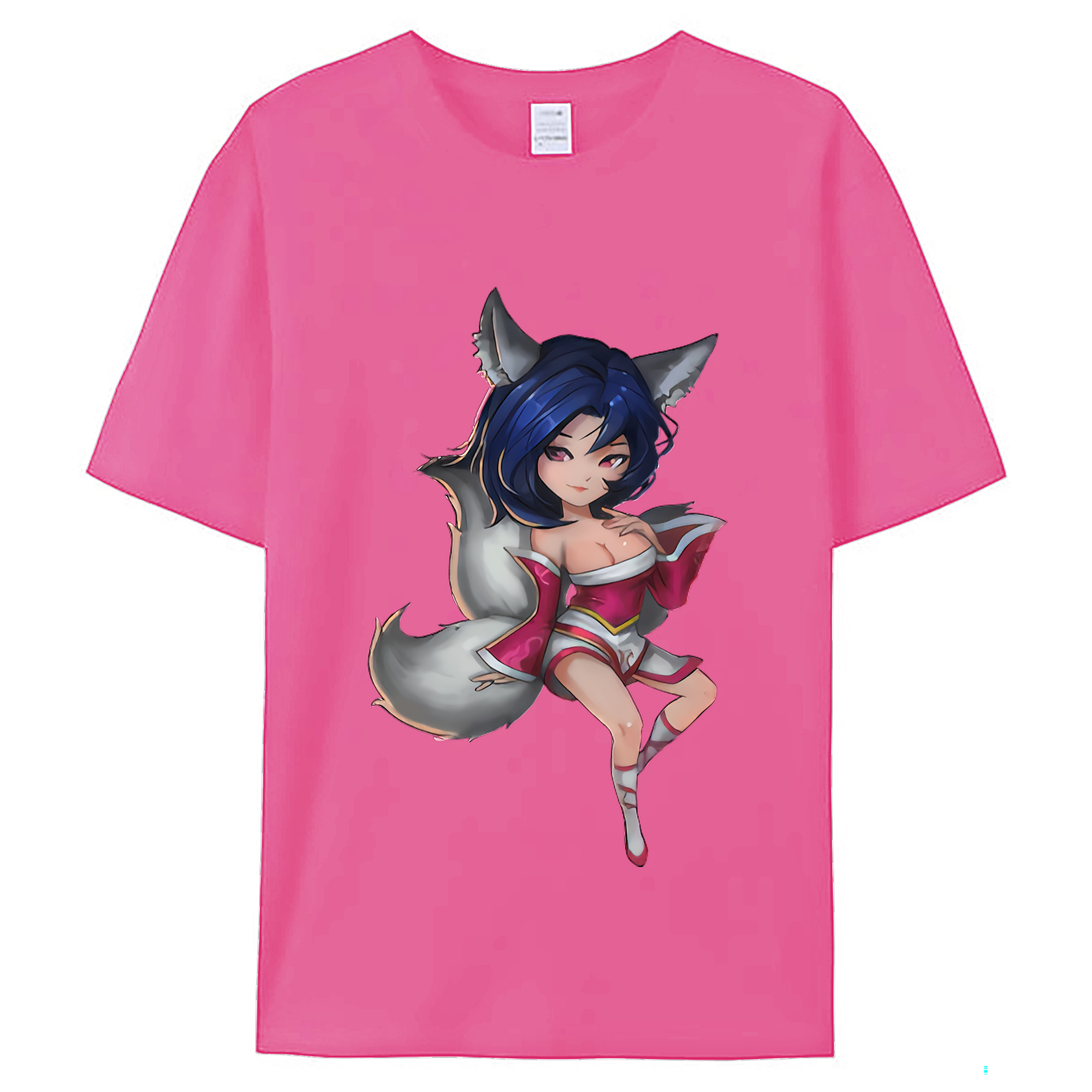 （画像用） リーグ・オブ・レジェンド League of Legends LOL レディースカジュアルプリントTシャツ（綿100％）